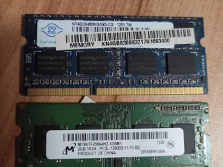 Продам оперативную память для ноутбука DDR3 на 2Gb/4Gb.