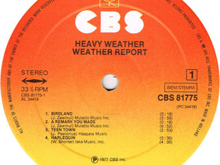 Weather Report – Heavy Weather Vinyl foto 3