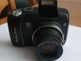 Цифровой фотоаппарат оптический zoom x10 canon powershot sx110 ix foto 1