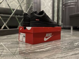 Nike Air Force 1 Low Supreme Black Women's foto 3