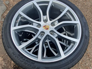 Set r21 Iarnă original Porsche Cayenne Turbo 9Y jante Exclusiv, din două mărimi!! foto 14