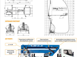 Autoturn 23 metri , автовышка 23 метра foto 14