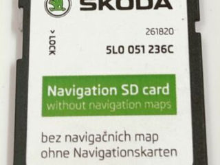 Карта SD с данными для навигационной системы