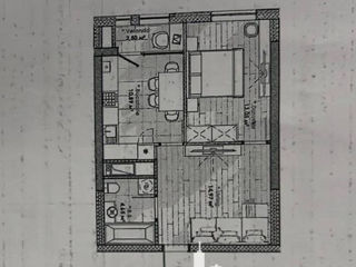 Apartament cu 1 cameră, 46 m², Râșcani, Chișinău foto 3