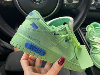 Nike SB Dunk x Off-White Green Women's foto 5