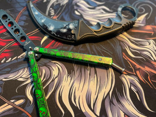 Karambit + butterfly knife