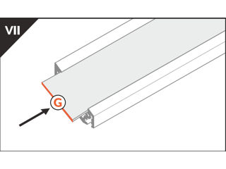 Profil din aluminiu de colt CORNER 27 pentru banda LED - anodizat 2 metri - set complet Profilul LED foto 15