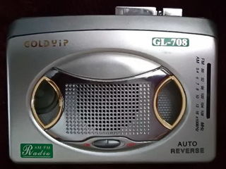 Аудио плеер кассетный + радиоприёмник GL-708 - 150 леев foto 1