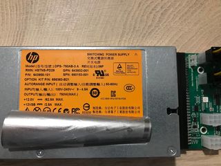 Id-198 - HP 750 WATT Platinum - Psu server power supply mining - Серверный блок питания для майнинга foto 13