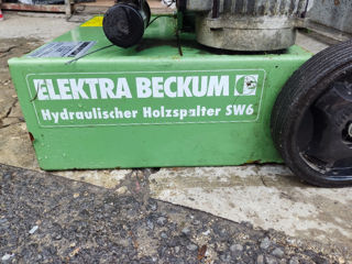 Aparat hidraulic de despicat lemne Metabo Elektra Beckum SW6, adus din Germania foto 5