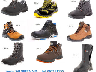 calitate excelentă , vârf metalic , cizme, salopete pantofi de lucru  work shoes foto 5