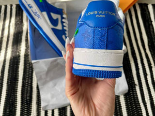 Nike Air Force 1 Low x Louis Vuitton By Virgil Abloh White/Blue Women's foto 5