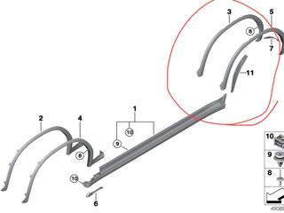 Арки overfender bmw x3 g01 foto 4