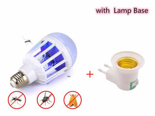 Bec + lampă anti-insecte + lampă de noapte + adaptor priză cadou! foto 2