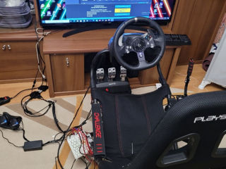 Продам симуляционный кокпит, playseat challenge + Logitech g920+ haptic feedback foto 5