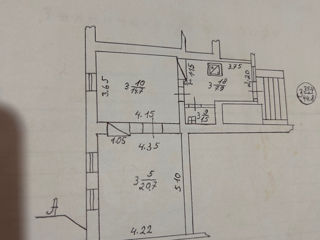 2-rm apt., 44 м², 1/1 fl.