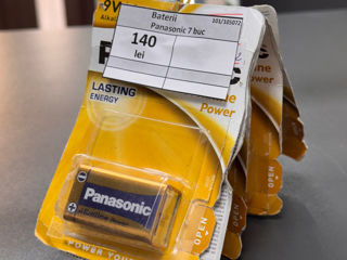 Baterii panasonic, 7 buc , 140 lei