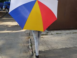Оригинальный зонт трость Республики Молдова foto 3