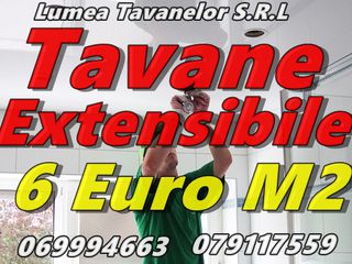 Tavane Extensibile ! Натяжные потолки ! de la 120 Lei M2 foto 2