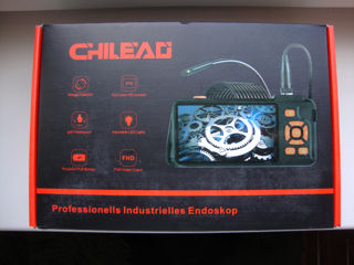 Endoscop Professional CHILEAD 1080p, ecran 4,5, diam, 7,9 mm, NOU, sigilat – 1000 lei