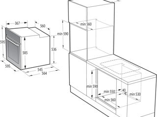 Электрический духовой шкаф Gorenje BO6735E02X foto 5