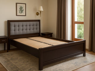 Paturi din lemn la comandă, cu sau fără spațiu de depozitare foto 1