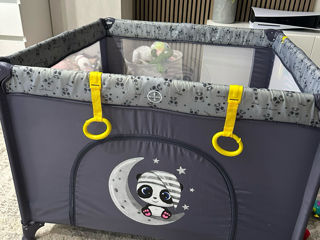 Tarc de joaca lorelli playground cool grey pandas