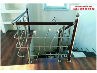 Balustrade din inox si sticla  !!! Перила из нержавейки и плексиглас foto 4