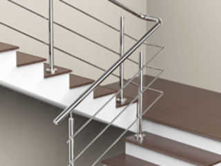 Balustrade din inox перила нержавейка foto 6