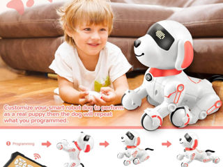 Caine robot interactiv jucaus cu telecomanda/ Игривый интерактивный робот-собака с дистанционным foto 3