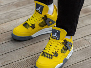 Nike Air Jordan 4 Retro Yellow Unisex foto 7