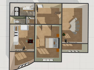 2-rm apt., 76 м², 8/9 fl.