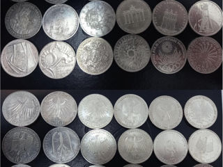 Monede de argint / Серебряные монеты  10,5,3,2,1,1/2 mark