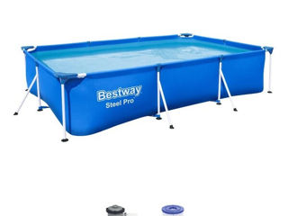 Piscina cu carcasa Bestway Steel Pro 300x201x66 cm foto 3