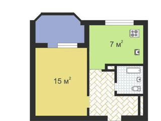 1-комн. кв., 32 м², 7/9 эт.