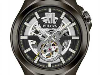 Bulova Maquina Gunmetal 98A179 - Ceas de mână mecanic