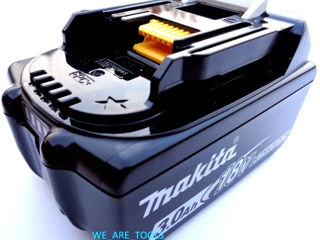 Оригинальный литий-ионный аккумулятор makita bl1830b-2 18v lxt 3.0 ah, новый foto 8