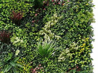 Panou decorativ din plante artificiale.Стеновые панели из искусственных растений.