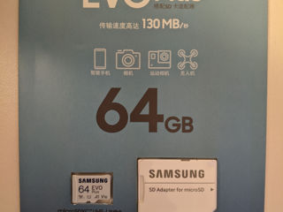 MicroSD Samsung EVO Plus 64 Gb. SanDisk Ultra 64 Gb, Netac Pro 32 Gb. Всё оригинал. foto 4