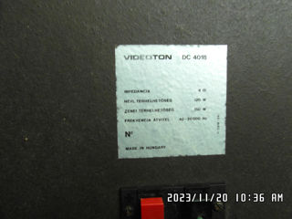 Продам акустику высокого класса, проведена профилактика  Videoton DC-4018 cостояние супер foto 3