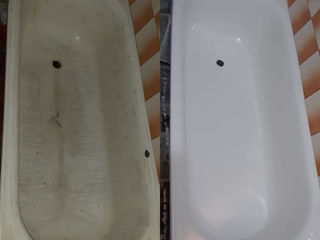 Професcиональная реставрация ванн ремонт ванны. жидкий акрил для ванн. покрасить ванну покрытие ванн foto 4