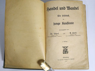 Немецкая Антикварная книга 1911 года Handel und Vandel. foto 3