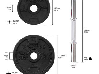 Decathlon Регулируемая гантель 10 кг фото 5