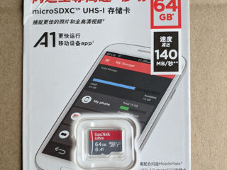 MicroSD Samsung EVO Plus 64 Gb. SanDisk Ultra 64 Gb, Netac Pro 32 Gb. Всё оригинал. foto 3
