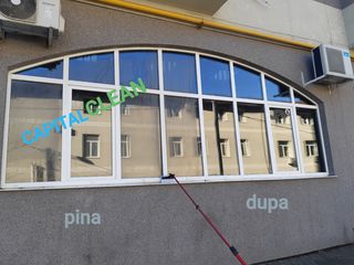 Servicii profesionale spalare ferestre si fatade, мойка фасадов зданий foto 2