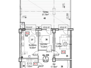 Apartament cu 2 camere, 85 m², Râșcani, Chișinău