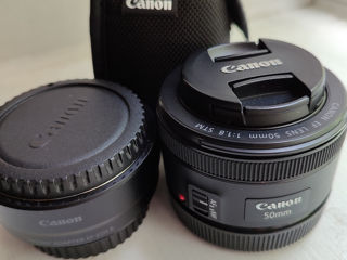 Canon ef 50мм 1.8 + адаптер