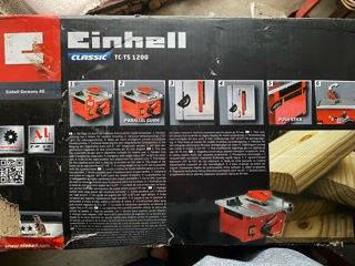 Токарный станок по дереву  Einhell TC-TS 1200 4800 об/мин foto 3