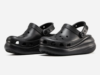 Crocs Classic Crush Clog Black Women's foto 2