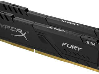 Оперативная память HyperX DDR4-2666 32Gb PC4-21300 (Kit of 2x16384) Fury Black